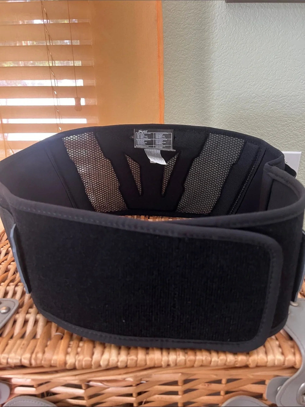 Fox Black and Gray Turbo Support Belt for VR/AR Accessories